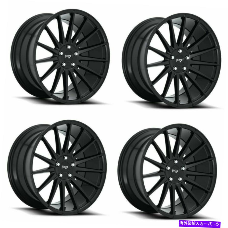 ホイール　４本セット セット4 20 "ニッチM214フォーム20x10グロスブラック5x120ホイール40mmリム Set 4 20" Niche M214 Form 20x10 Gloss Black 5x120 Wheels 40mm Rims【並行輸入品】｜Us Custom Parts Shop USDM