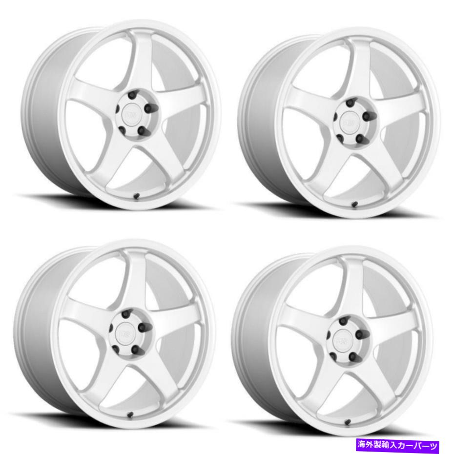 ホイール 4本セット セット4 18 "motegi mr151 cs5ハイパーシルバー18x8.5 5x100ホイール30mmリム Set 4 18" Motegi MR151 CS5 Hyper Silver 18x8.5 5X100 Wheels 30mm Rim【並行輸入品】|Us Custom Parts Shop USDM