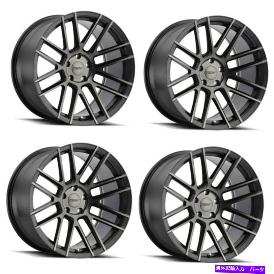 ホイール　４本セット セット4 19 "TSW MOSPORTブラックマシンフェイスダークピント19x9.5 5x120ホイール20mm Set 4 19" TSW Mosport Black Machine Face Dark Tint 19x9.5 5x120 Wheels 20mm【並行輸入品】｜Us Custom Parts Shop USDM