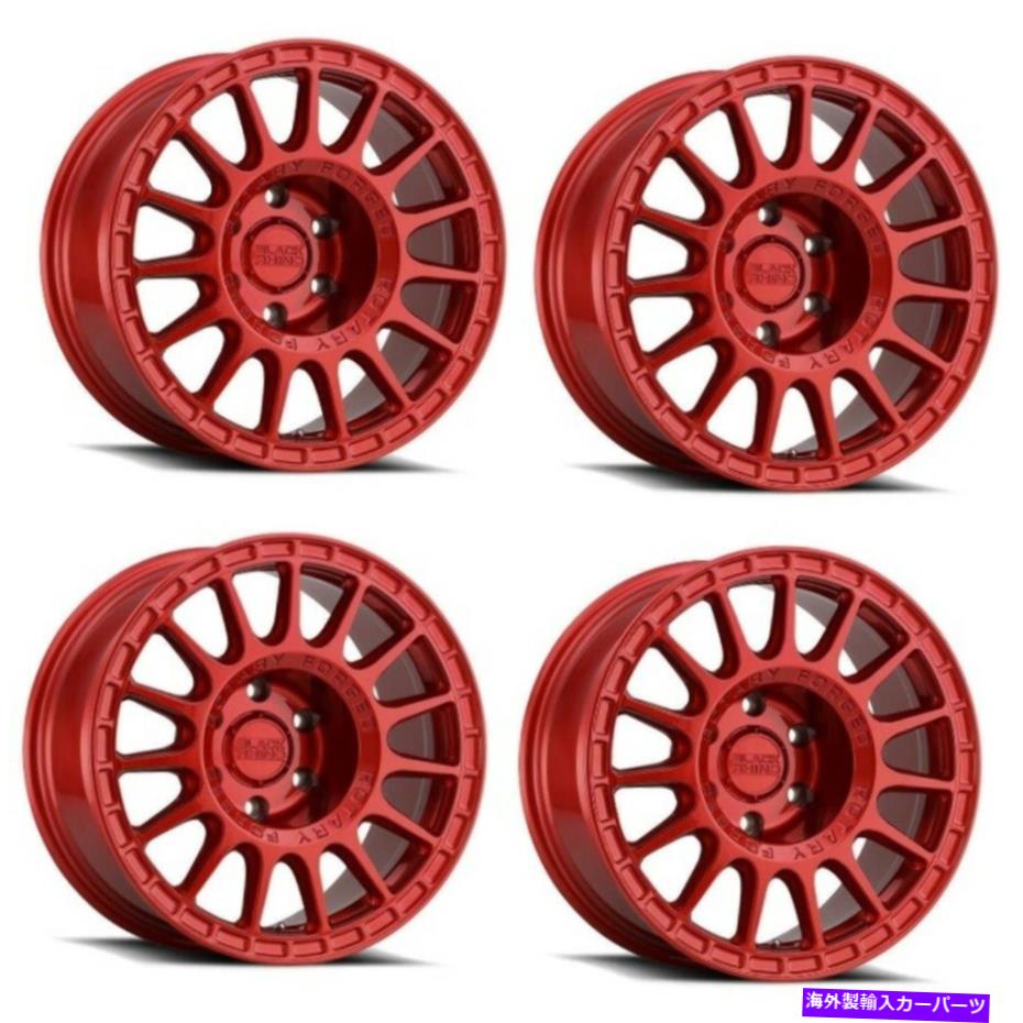 ホイール　４本セット セット4 15 "ブラックサイサンドストームキャンディーレッド15x7 5x100ホイール15mmリム Set 4 15" Black Rhino Sandstorm Candy Red 15x7 5x100 Wheels 15mm Rims【並行輸入品】｜Us Custom Parts Shop USDM