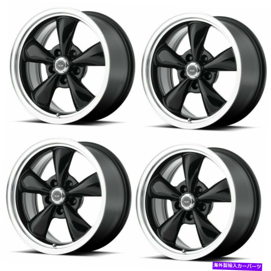 ホイール 4本セット セット4 17 "American Racing Torq Thrust M Ar105 17x7.5 5x115 45mm Glossブラックリム Set 4 17" American Racing Torq Thrust M AR105 17x7.5 5x115 45mm Gloss Black Rims【並行輸入品】|Us Custom Parts Shop USDM