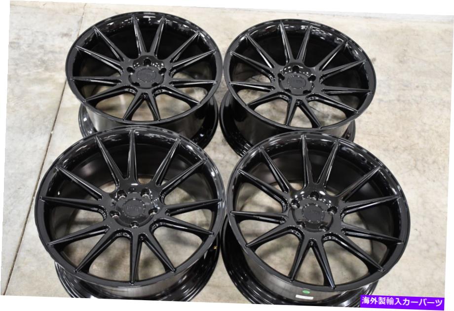 ホイール　４本セット セット4 20x10ニッチVicenzaグロスブラックホイール5x120リム Set 4 20x10 Niche Vicenza Gloss Black Wheels 5x120 Rims【並行輸入品】