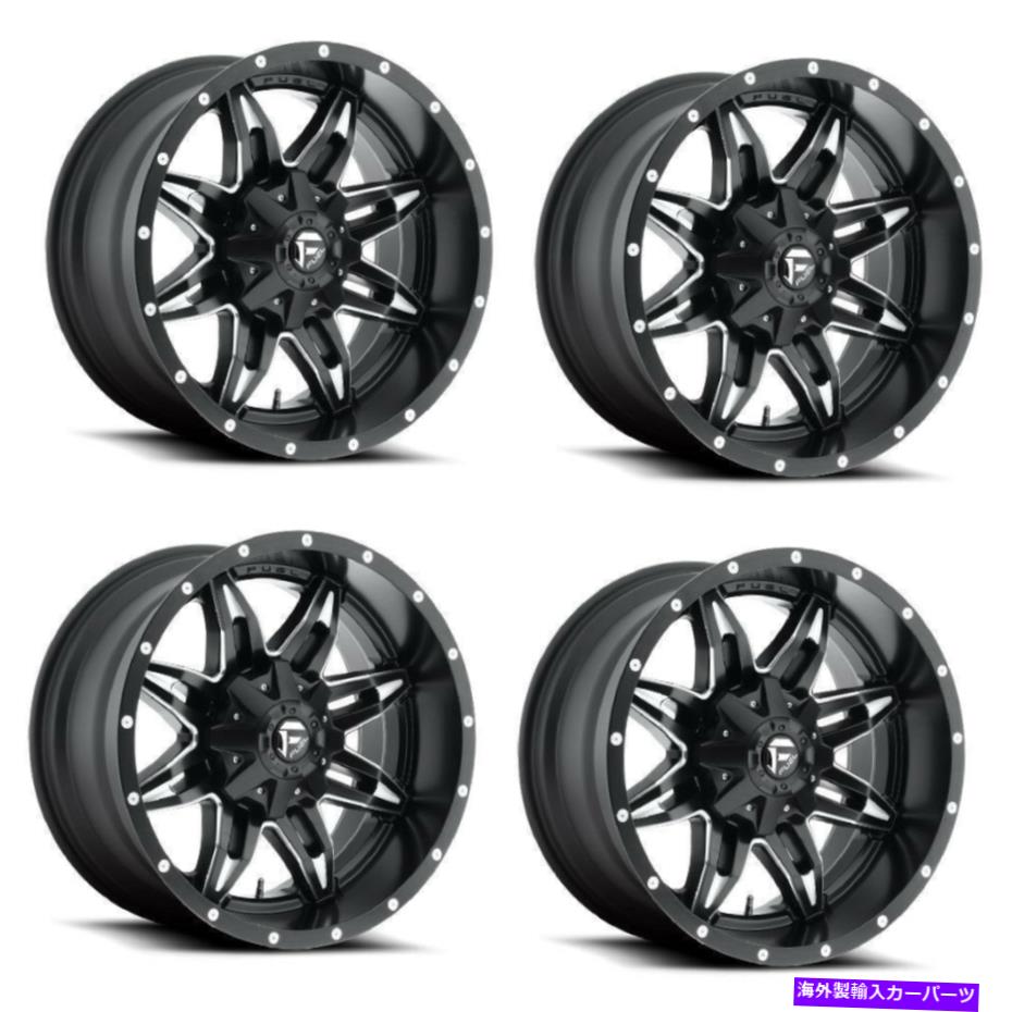 ホイール 4本セット セット4 15 "燃料致死d567マットブラックミリングホイール15x7 4x136 13mm 4ラグUTV Set 4 15" Fuel Lethal D567 Matte Black Milled Wheels 15x7 4x136 13mm 4 Lug UTV【並行輸入品】|Us Custom Parts Shop USDM