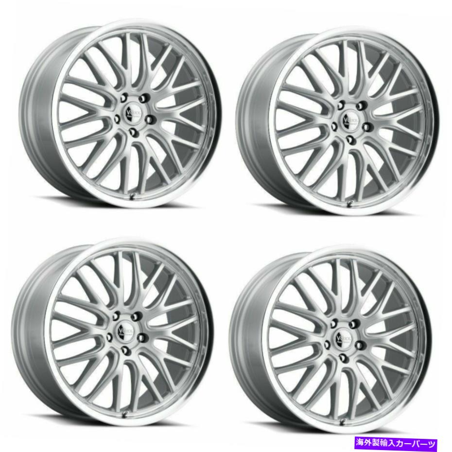 ホイール　４本セット セット4 19 "VOXX MASI SILVER MIRRRY MACH LIP RIMS 19x9.5 5x120 30mm乗客/SUV Set 4 19" Voxx Masi Silver Mirror Mach Lip Rims 19x9.5 5x120 30mm Passenger/SUV【並行輸入品】｜Us Custom Parts Shop USDM