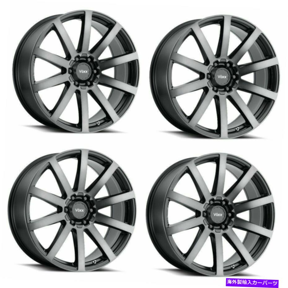 ホイール 4本セット セット4 17 "Voxx Vento Gloss Black Dark Tint 17x7.5 5x112/5x120 40mm乗客/SUV Set 4 17" Voxx Vento Gloss Black Dark Tint 17x7.5 5x112/5x120 40mm Passenger/SUV【並行輸入品】|Us Custom Parts Shop USDM