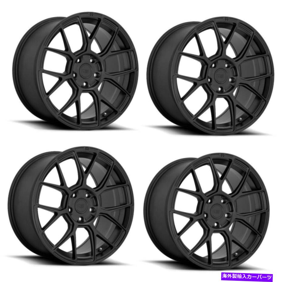 ホイール 4本セット セット4 17 "motegi mr147 cm7サテンブラック17x8 5x4.25ホイール38mmリム Set 4 17" Motegi MR147 CM7 Satin Black 17x8 5X4.25 Wheels 38mm Rim【並行輸入品】|Us Custom Parts Shop USDM