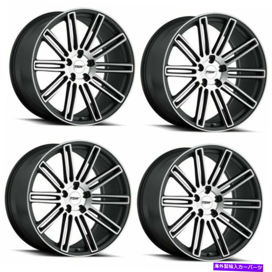 ホイール　４本セット セット4 18 "TSW Crowthorne 18x9.5 Matte Gunmetal w/ Matte Face 5x4.5ホイール20mm Set 4 18" TSW Crowthorne 18x9.5 Matte Gunmetal w/ Matte Face 5x4.5 Wheels 20mm【並行輸入品】｜Us Custom Parts Shop USDM