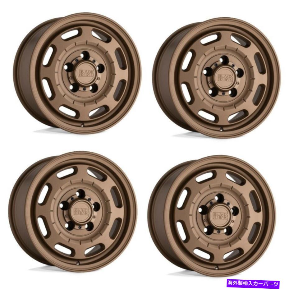 ホイール　４本セット セット4 17 "ブラックサイノバンドリアマットブロンズ17x8 6x130ホイール45mmリム Set 4 17" Black Rhino Bandolier Matte Bronze 17x8 6x130 Wheels 45mm Rim【並行輸入品】｜Us Custom Parts Shop USDM