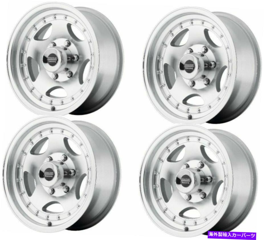 ホイール　４本セット セット4 16 "アメリカンレーシングAR23 16x8シルバー機械加工8x170トラックホイール0mmリム Set 4 16" American Racing AR23 16x8 Silver Machined 8x170 Truck Wheels 0mm Rims【並行輸入品】｜Us Custom Parts Shop USDM