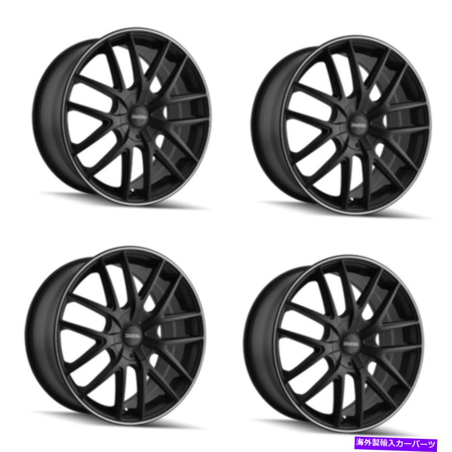 ホイール 4本セット セット4 17 "Touren TR60マットブラック/機械加工リングホイール17x7.5 5x112 5x120 42mm Set 4 17" Touren TR60 Matte Black/Machined Ring Wheels 17x7.5 5x112 5x120 42mm【並行輸入品】|Us Custom Parts Shop USDM