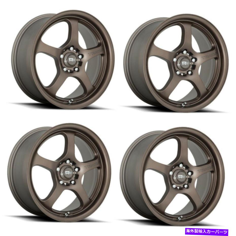 ホイール 4本セット セット4 17 "motegi mr131マットブロンズ17x7 5x112ホイール45mmリム Set 4 17" Motegi MR131 Matte Bronze 17x7 5X112 Wheels 45mm Rim【並行輸入品】|Us Custom Parts Shop USDM