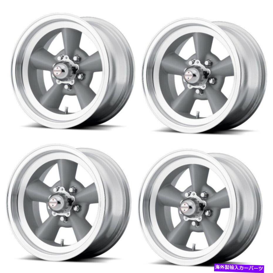 ホイール 4本セット セット4 17 "アメリカンレーシングヴィンテージVN309 TT Oシルバー機械加工リップ17x7 5x5.5 0mm Set 4 17" American Racing Vintage VN309 TT O Silver Machined Lip 17x7 5X5.5 0mm【並行輸入品】|Us Custom Parts Shop USDM