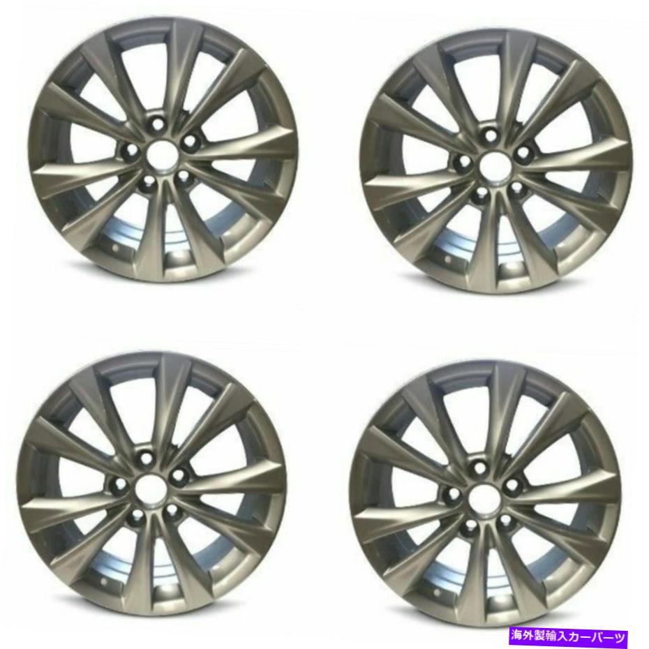 ホイール 4本セット セット4 17 "シルバー交換ホイールフィット15-17トヨタカムリ17x7 5x4.5 +45mm Set 4 17" Silver Replacement Wheel Fits 15-17 Toyota Camry 17x7 5x4.5 +45mm【並行輸入品】|Us Custom Parts Shop USDM