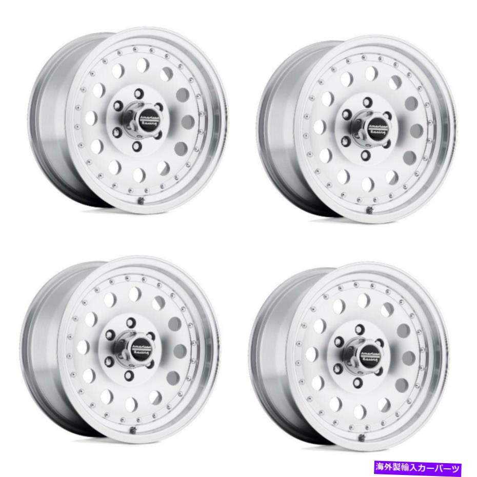 ホイール　４本セット セット4 17 "American Racing AR62 Outlaw II機械加工17x8 5x5ホイール30mmリム Set 4 17" American Racing AR62 Outlaw II Machined 17x8 5x5 Wheels 30mm Rims【並行輸入品】｜Us Custom Parts Shop USDM