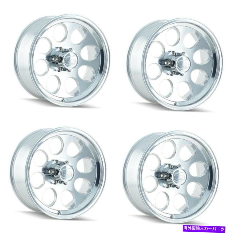 ホイール 4本セット セット4 17 "イオン171ポリッシュホイール17x9 5x4.5ジープフォードトラックリム0mm Set 4 17" Ion 171 Polished Wheels 17x9 5x4.5 For Jeep Ford Truck Rims 0mm【並行輸入品】|Us Custom Parts Shop USDM