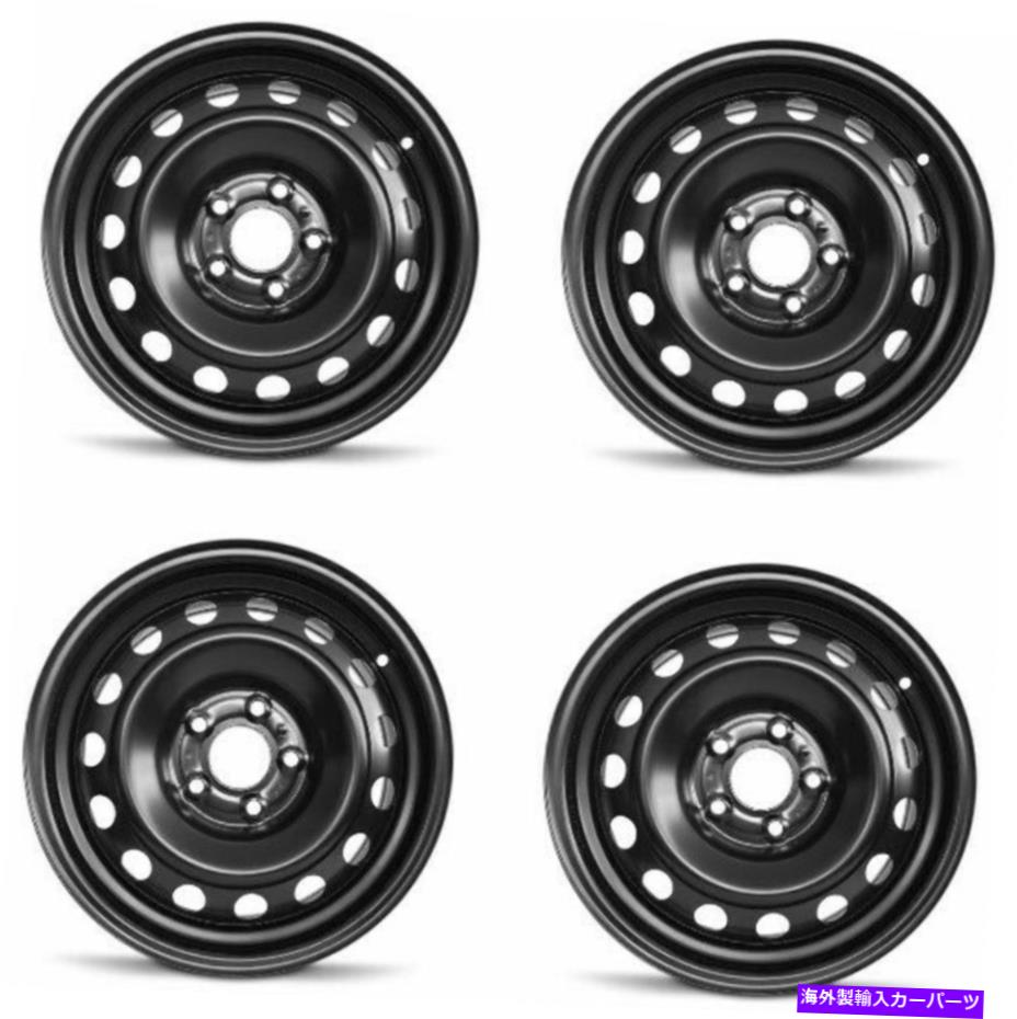 ホイール　４本セット セット4 16 "ブラック交換ホイールフィット11-133 Kia Optima 16x6.5 5x4.5 +44mm Set 4 16" Black Replacement Wheel Fits 11-133 Kia Optima 16x6.5 5x4.5 +44mm【並行輸入品】｜Us Custom Parts Shop USDM 251,510円