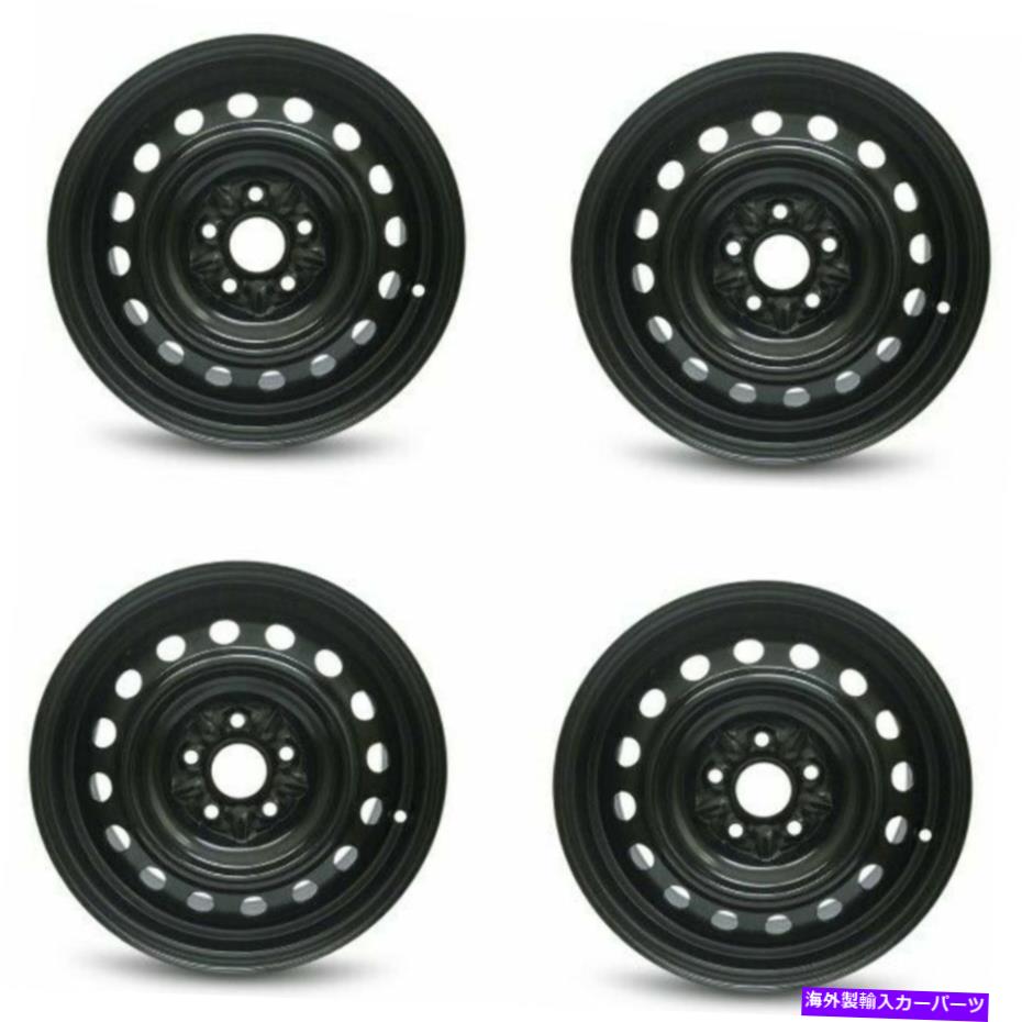 ホイール　４本セット セット4 16 "ブラックファクトリー交換ホイールフィット08-15サイオンXB 16x6.5 5x4.5 +45mm Set 4 16" Black Factory Replacement Wheel Fits 08-15 Scion XB 16x6.5 5x4.5 +45mm【並行輸入品】｜Us Custom Parts Shop USDM