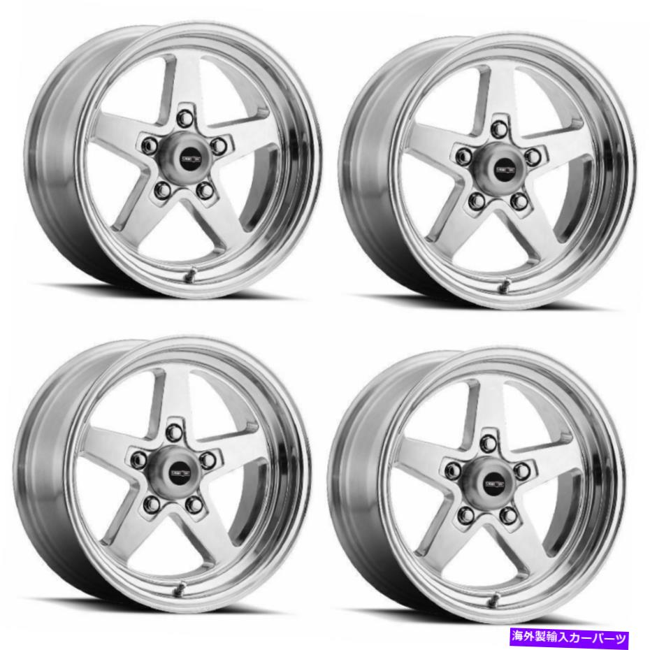 ホイール 4本セット セット4 17 "ビジョンアメリカンマッスル571スポーツスターII 17x4.5ポリッシュ5x115 -24mm Set 4 17" Vision American Muscle 571 Sport Star II 17x4.5 Polished 5x115 -24mm【並行輸入品】|Us Custom Parts Shop USDM