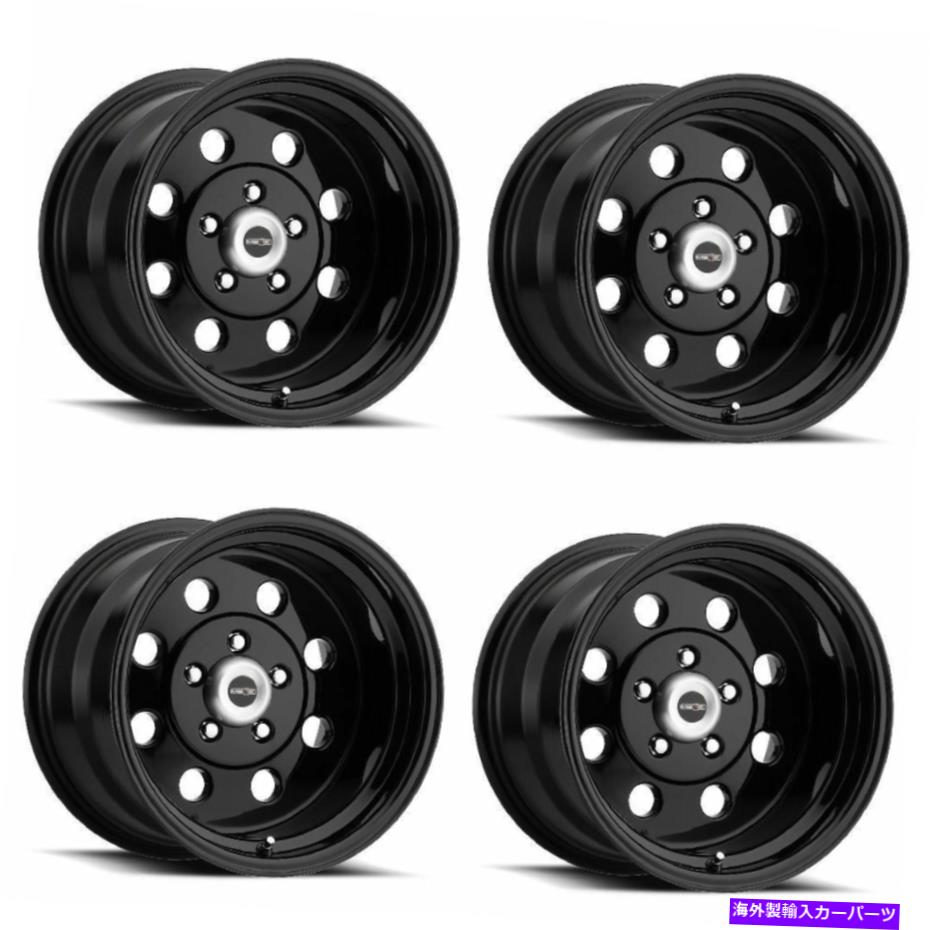 ホイール 4本セット セット4 15 "ビジョンアメリカンマッスル531スポーツライトグロスブラック15x4 5x4.5 rim -19mm Set 4 15" Vision American Muscle 531 Sport Lite Gloss Black 15x4 5x4.5 Rim -19mm【並行輸入品】|Us Custom Parts Shop USDM