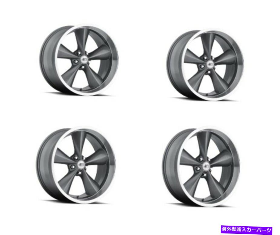 ホイール　４本セット セット4 15 "Boyd Coddington BC1 Junkyard Dog 15x8 5x4.75ガンメタルホイール0mmリム Set 4 15" Boyd Coddington BC1 Junkyard Dog 15X8 5x4.75 Gunmetal Wheels 0mm Rims【並行輸入品】｜Us Custom Parts Shop USDM