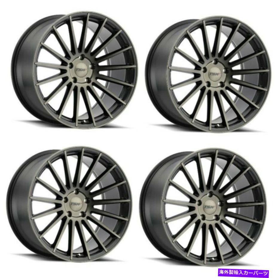 ホイール　４本セット セット4 17 "TSW LUCO 17x8マットブラックW/マシンフェイス5x108ホイール40mmリム Set 4 17" TSW Luco 17x8 Matte Black w/ Machine Face 5x108 Wheels 40mm Rims【並行輸入品】｜Us Custom Parts Shop USDM