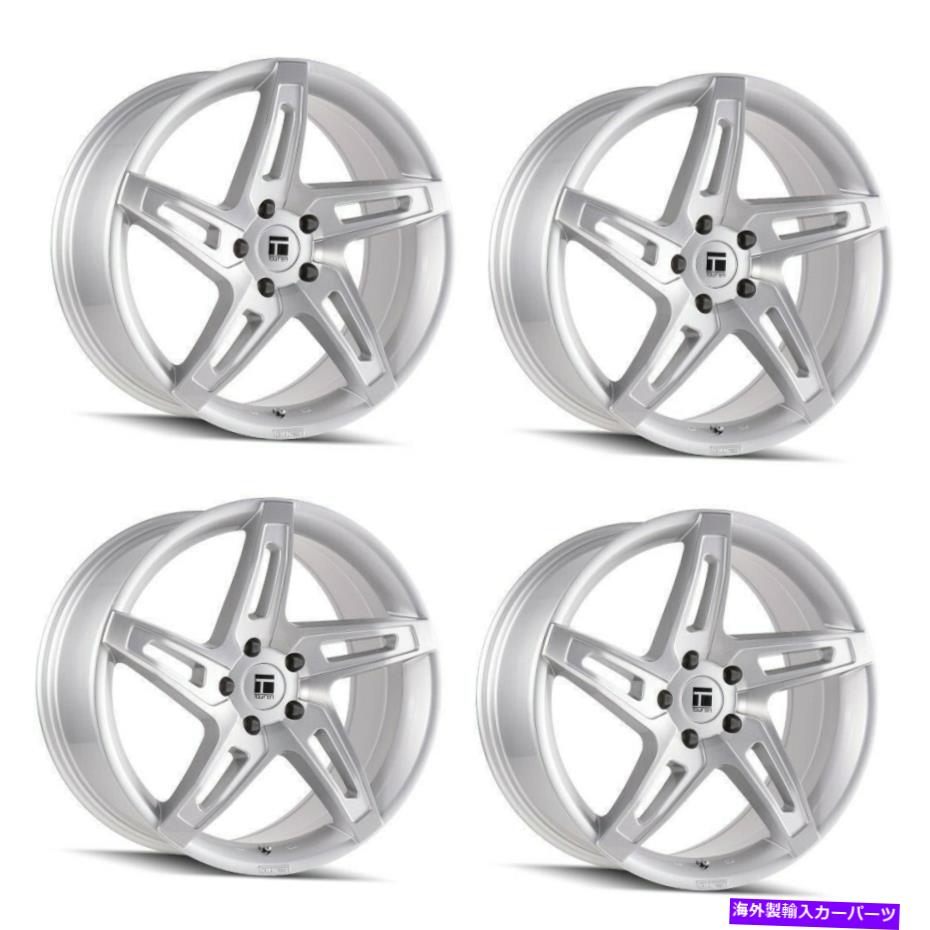 ホイール 4本セット セット4 20 "ツールレンTF04ブラシ付きシルバーホイール20x9 5x112リム35mm Set 4 20" Touren TF04 Brushed Silver Wheels 20x9 5x112 Rims 35mm【並行輸入品】|Us Custom Parts Shop USDM