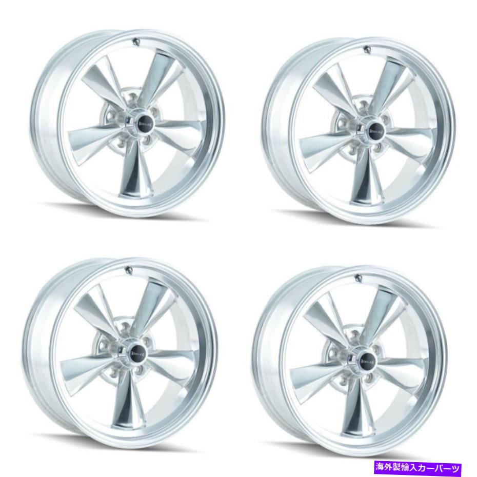 ホイール　４本セット セット4 15 "リドラー675ポリッシュホイール15x8 5x4.75リム-12mm Set 4 15" Ridler 675 Polished Wheels 15x8 5x4.75 Rims -12mm【並行輸入品】｜Us Custom Parts Shop USDM
