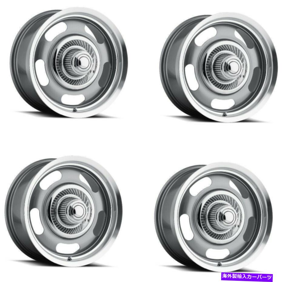 ホイール 4本セット セット4 17 "Vision American Muscle 55 Rally Gunmetal機械加工17x7 5x4.75リム0mm Set 4 17" Vision American Muscle 55 Rally Gunmetal Machined 17x7 5x4.75 Rims 0mm【並行輸入品】|Us Custom Parts Shop USDM