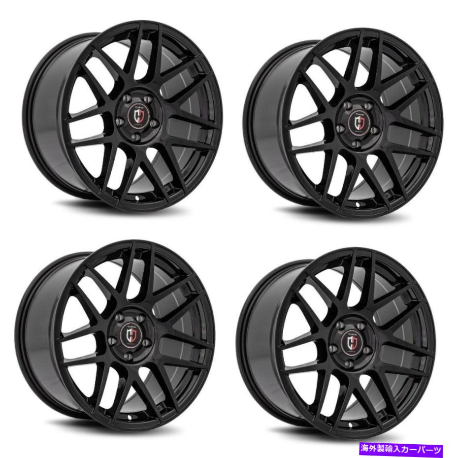 ホイール 4本セット セット4 18x8.5 "curva C300 18x8.5グロスブラック5x4.5ホイール35mmリム Set 4 18x8.5" Curva C300 18x8.5 Gloss Black 5x4.5 Wheels 35mm Rims【並行輸入品】|Us Custom Parts Shop USDM