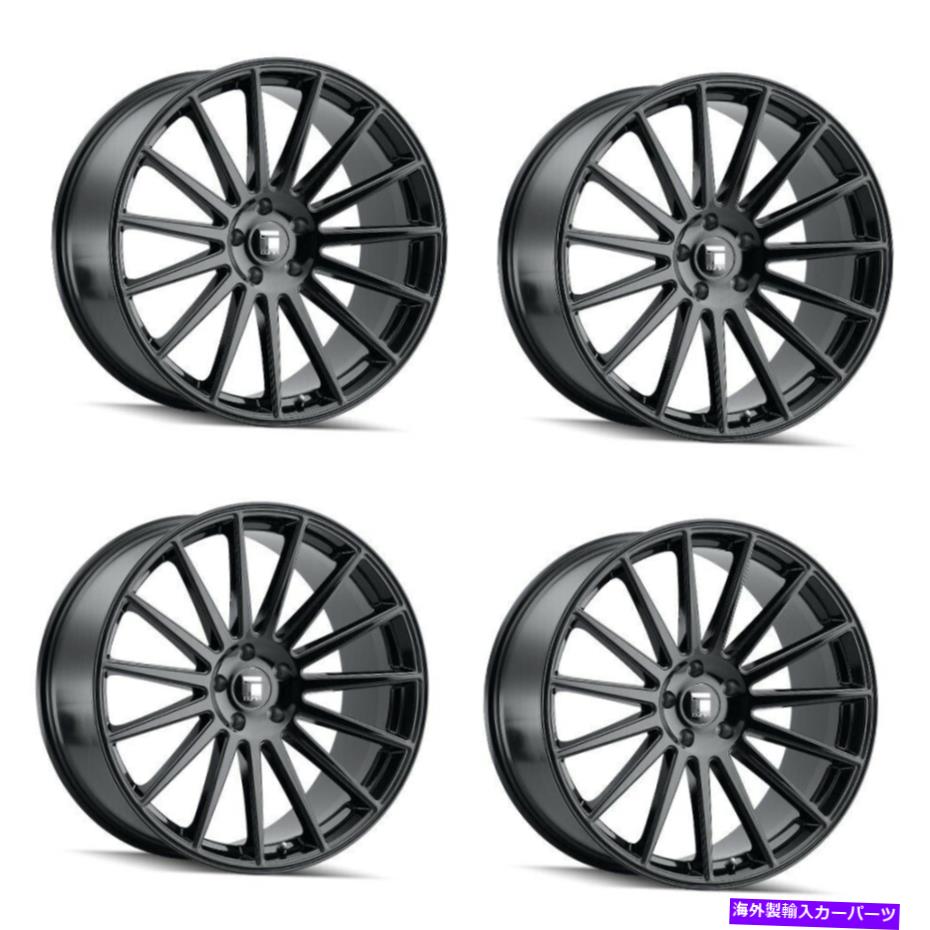 ホイール 4本セット セット4 17 "Touren TR92グロスブラックホイール17x8 5x4.5リム35mm Set 4 17" Touren TR92 Gloss Black Wheels 17x8 5x4.5 Rims 35mm【並行輸入品】|Us Custom Parts Shop USDM