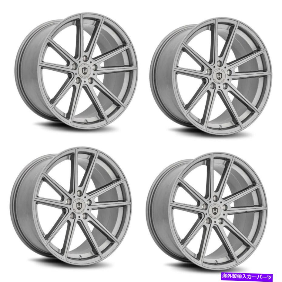 ホイール 4本セット セット4 19x8.5 "Curva C44 19x8.5ガンメタル5x120ホイール35mmリム Set 4 19x8.5" Curva C44 19x8.5 Gun Metal 5x120 Wheels 35mm Rims【並行輸入品】|Us Custom Parts Shop USDM