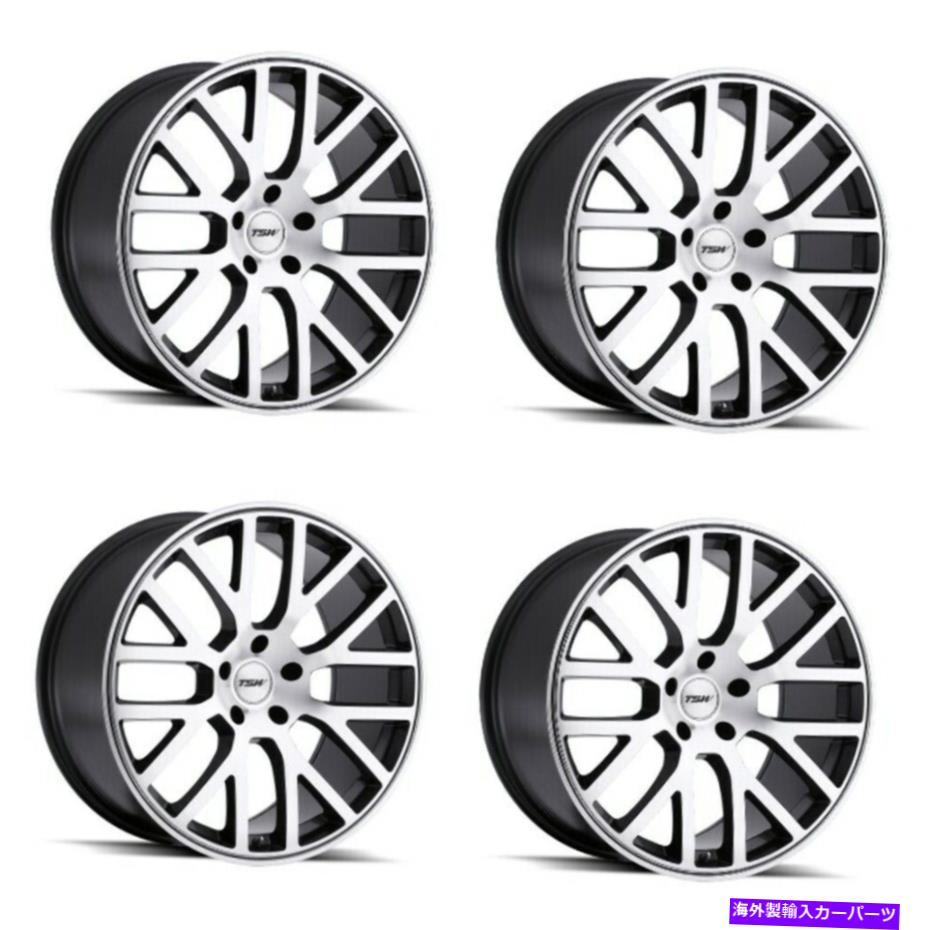 ホイール 4本セット セット4 18 "TSWドニントンガンメタルミラーカットフェイス18x9.5 5x120ホイール40mmリム Set 4 18" TSW Donington Gunmetal Mirror Cut Face 18x9.5 5x120 Wheels 40mm Rims【並行輸入品】|Us Custom Parts Shop USDM