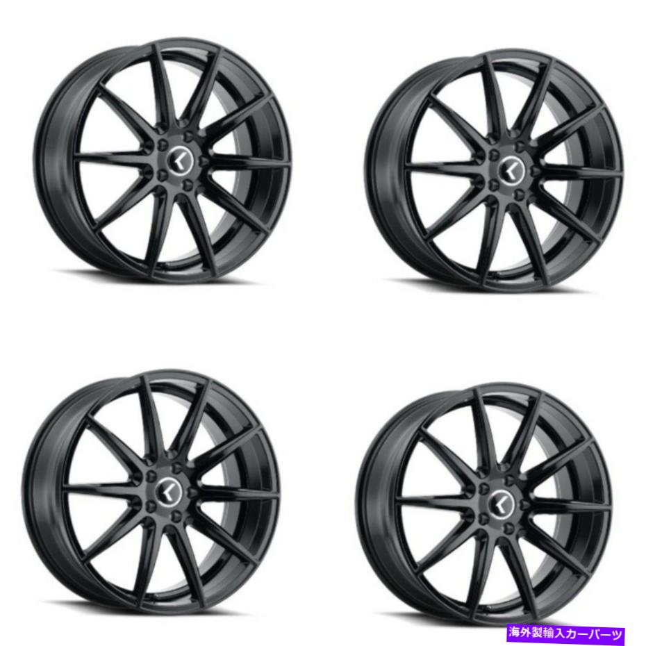 ホイール　４本セット セット4 18 "Krazeコスモスグロスブラックホイール18x8 5x120リム40mm Set 4 18" Kraze Cosmos Gloss Black Wheels 18x8 5x120 Rims 40mm【並行輸入品】｜Us Custom Parts Shop USDM