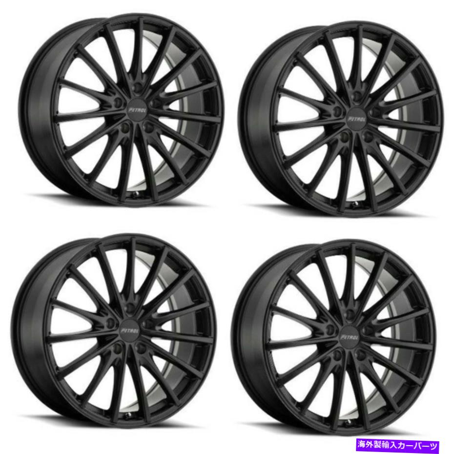 ホイール　４本セット セット4 17 "ガソリンP3A 17x8マットブラック5x112ホイール40mm 5ラグリム Set 4 17" Petrol P3A 17x8 Matte Black 5x112 Wheels 40mm 5 Lug Rims【並行輸入品】｜Us Custom Parts Shop USDM