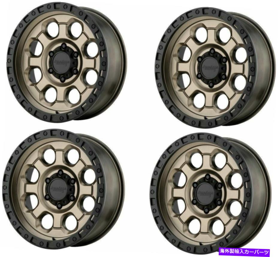 ホイール 4本セット セット4 18 "アメリカンレーシングAR201 18x9ブロンズブラックリップ5x5トラックホイール0mmリム Set 4 18" American Racing AR201 18x9 Bronze Black Lip 5x5 Truck Wheels 0mm Rims【並行輸入品】|Us Custom Parts Shop USDM