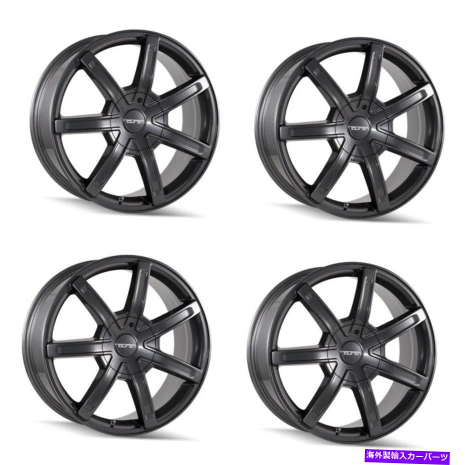 ホイール　４本セット セット4 17 "ツールレンTR65ガンメタルホイール17x7.5 5x108 5x4.5リム40mm Set 4 17" Touren TR65 Gunmetal Wheels 17x7.5 5x108 5x4.5 Rims 40mm【並行輸入品】｜Us Custom Parts Shop USDM