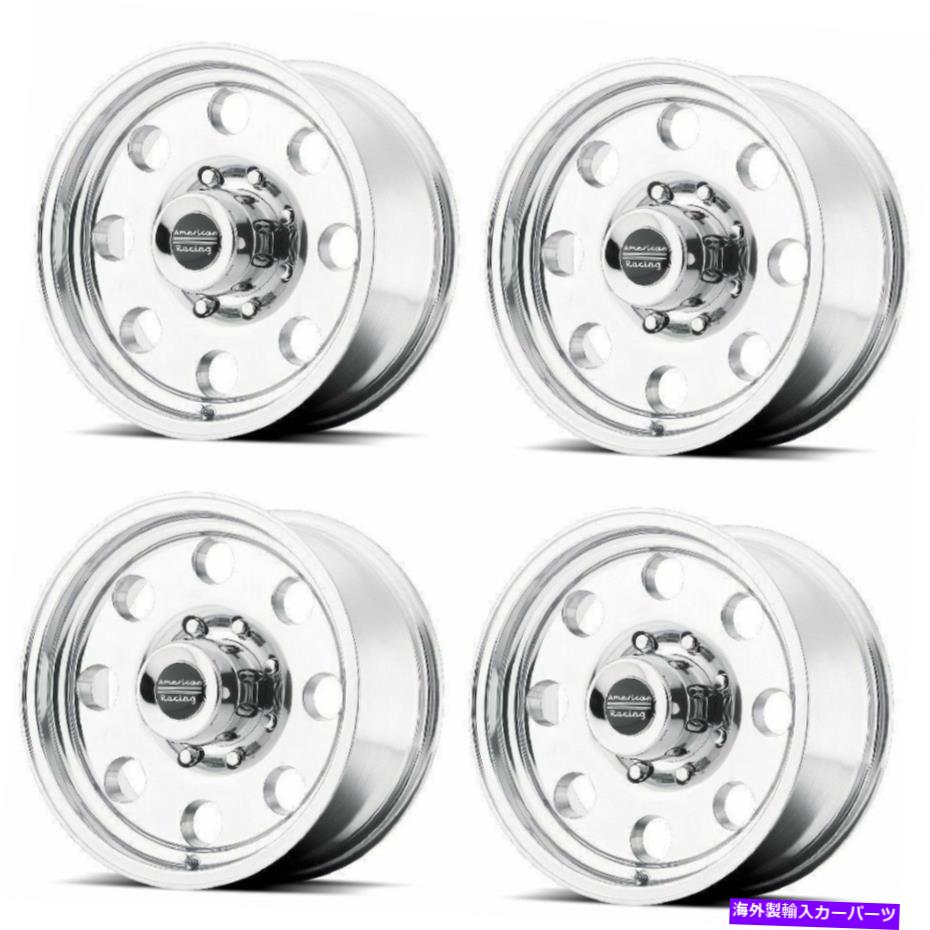 ホイール　４本セット セット4 16 "アメリカンレーシングAR172 bajaポリッシュホイール16x10 8x6.5 -25mmリフト Set 4 16" American Racing AR172 Baja Polished Wheels 16x10 8x6.5 -25mm Lifted【並行輸入品】｜Us Custom Parts Shop USDM