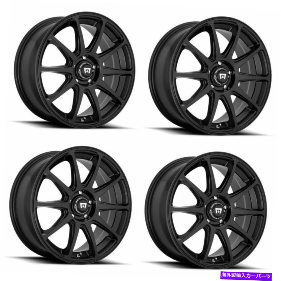 ホイール　４本セット セット4 17 "Motegi RacingMR127 17x8サテンブラック5x120ホイール38mmリム Set 4 17" Motegi Racing MR127 17x8 Satin Black 5x120 Wheels 38mm Rims【並行輸入品】｜Us Custom Parts Shop USDM