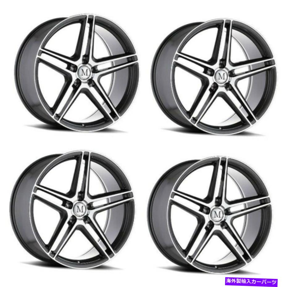 ホイール　４本セット セット4 18 "マンドラスブレーメン18x9.5ガンメタルw/ミラーカットフェイス5x112ホイール39mm Set 4 18" Mandrus Bremen 18x9.5 Gunmetal w/ Mirror Cut Face 5x112 Wheels 39mm【並行輸入品】｜Us Custom Parts Shop USDM
