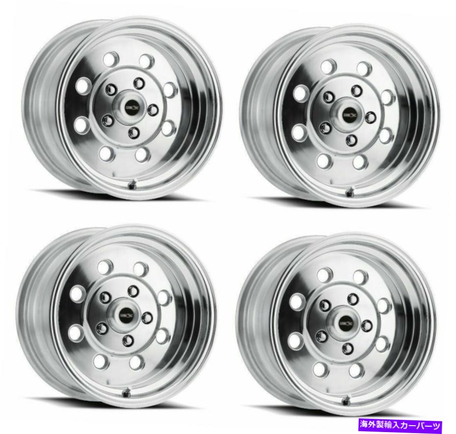 ホイール　４本セット セット4 15 "ビジョンアメリカンマッスル531スポーツライトポリッシュ15x10 5x4.5リム25mm Set 4 15" Vision American Muscle 531 Sport Lite Polished 15x10 5x4.5 Rims 25mm【並行輸入品】｜Us Custom Parts Shop USDM