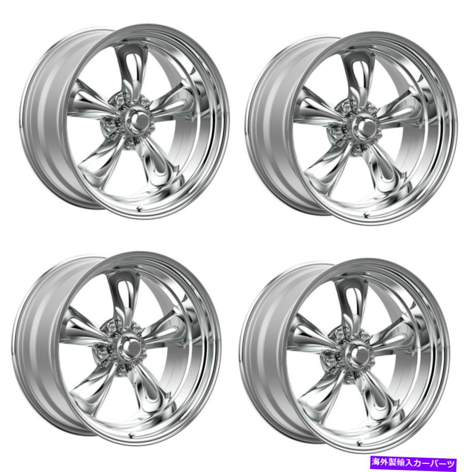 ホイール　４本セット セット4 20 "TORQスラストII VN515ポリッシュされたクラシックホイール20x8 5x5 0mm 5ラグ Set 4 20" Torq Thrust II VN515 Polished Classic Wheels 20x8 5x5 0mm 5 Lug【並行輸入品】｜Us Custom Parts Shop USDM