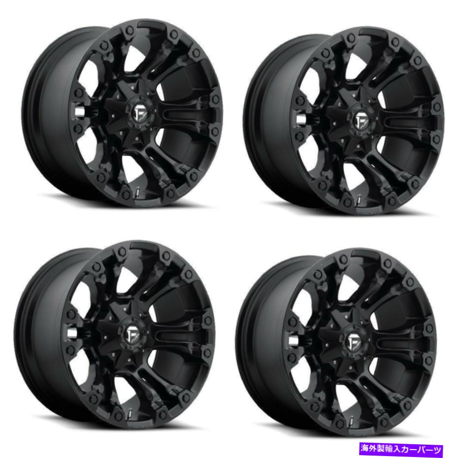 ホイール　４本セット セット4 17 "燃料蒸気D560マットブラックホイール17x9 8x6.5 +01mm 8ラグトラックリム Set 4 17" Fuel Vapor D560 Matte Black Wheels 17x9 8x6.5 +01mm 8 Lug Truck Rims【並行輸入品】｜Us Custom Parts Shop USDM