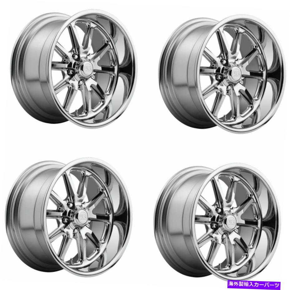 ホイール 4本セット セット4 18 "US Mags Rambler U110 ChromeWheels 18x9.5 +1mmクラシックヴィンテージリム Set 4 18" US Mags Rambler U110 Chrome Wheels 18x9.5 5x5 +1mm Classic Vintage Rim【並行輸入品】|Us Custom Parts Shop USDM