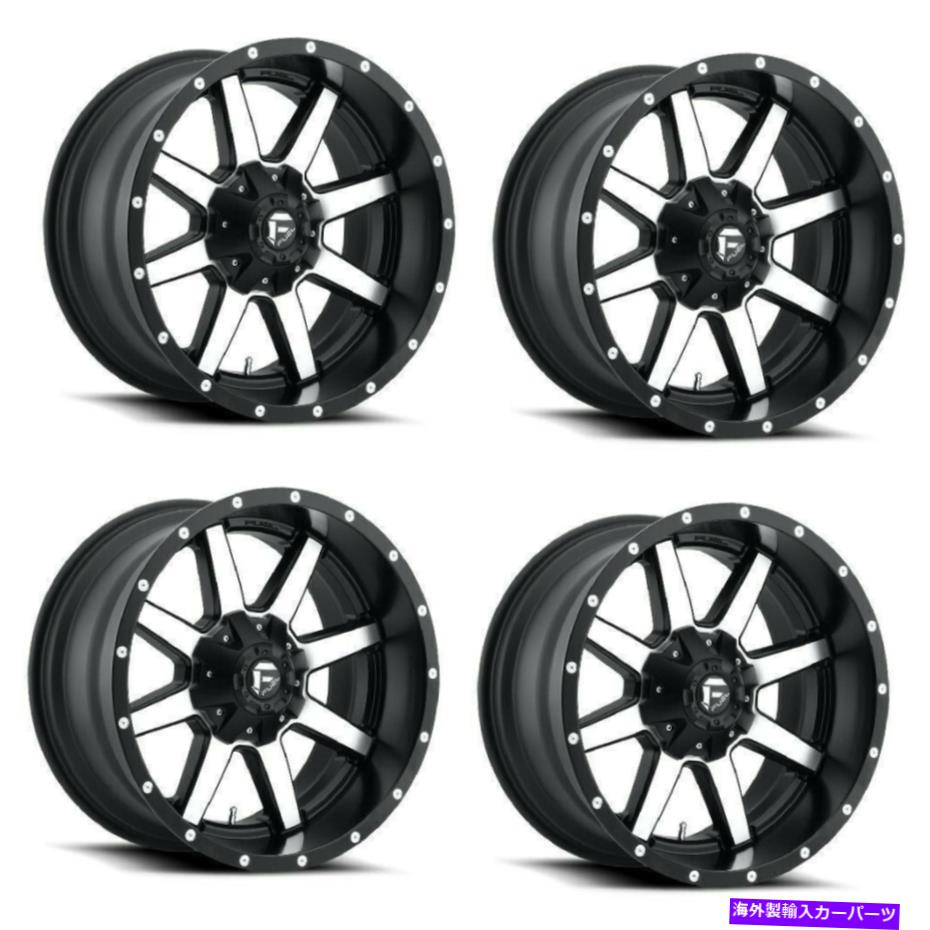 ホイール 4本セット セット4 18 "燃料マーベリックD537ブラックマシントラックホイール18x9 6x135 6x5.5 -12mm Set 4 18" Fuel Maverick D537 Black Machined Truck Wheels 18x9 6x135 6x5.5 -12mm【並行輸入品】|Us Custom Parts Shop USDM