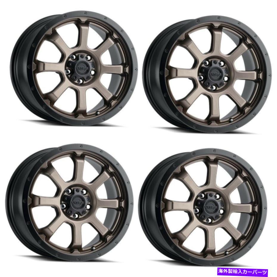 ホイール　４本セット セット4 17 "ウルトラ219bzネメシス17x8 5x4.5ダークサテンブロンズホイール35mmリム Set 4 17" Ultra 219BZ Nemesis 17x8 5x4.5 Dark Satin Bronze Wheels 35mm Rims【並行輸入品】｜Us Custom Parts Shop USDM