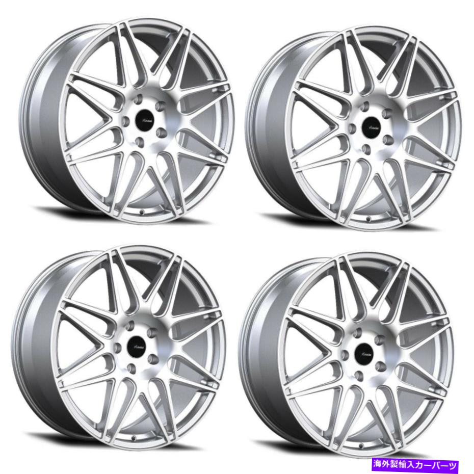 ホイール 4本セット セット4 19 "Advanti Racing 88ms Classe 19x8.5 5x100シルバー機械加工ホイール45mm Set 4 19" Advanti Racing 88MS Classe 19x8.5 5x100 Silver Machined Wheels 45mm【並行輸入品】|Us Custom Parts Shop USDM