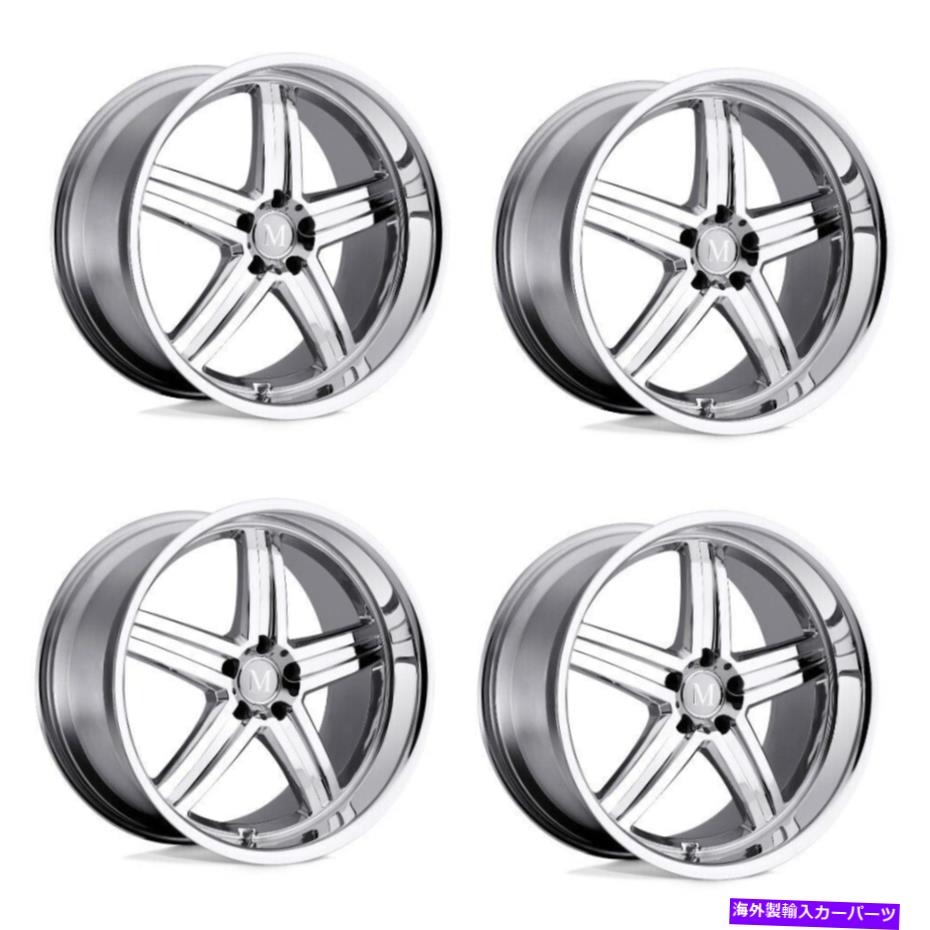 ホイール 4本セット セット4 18 "マンドラスマンハイムクロム18x9.5 5x112ホイール53mmリム Set 4 18" Mandrus Mannheim Chrome 18x9.5 5x112 Wheels 53mm Rims【並行輸入品】|Us Custom Parts Shop USDM