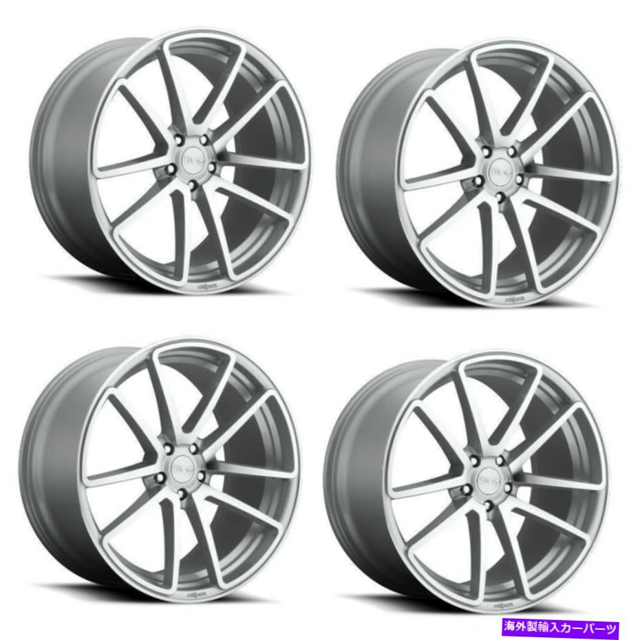 ホイール　４本セット セット4 19 "Rotiform R120 SPF 19x8.5グロスシルバー機械加工5x112ホイール45mm 5ラグ Set 4 19" Rotiform R120 SPF 19x8.5 Gloss Silver Machined 5x112 Wheels 45mm 5 Lug【並行輸入品】｜Us Custom Parts Shop USDM