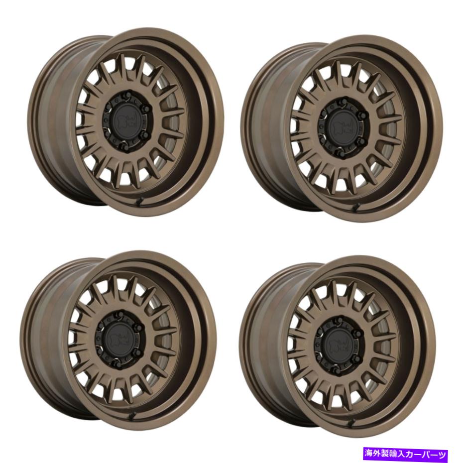 ホイール 4本セット セット4 16 "ブラックサイアリソグロスブロンズ16x8 6x5.5ホイール0mm 6ラグトラックリム Set 4 16" Black Rhino Aliso Gloss Bronze 16x8 6x5.5 Wheels 0mm 6 Lug Truck Rims【並行輸入品】|Us Custom Parts Shop USDM