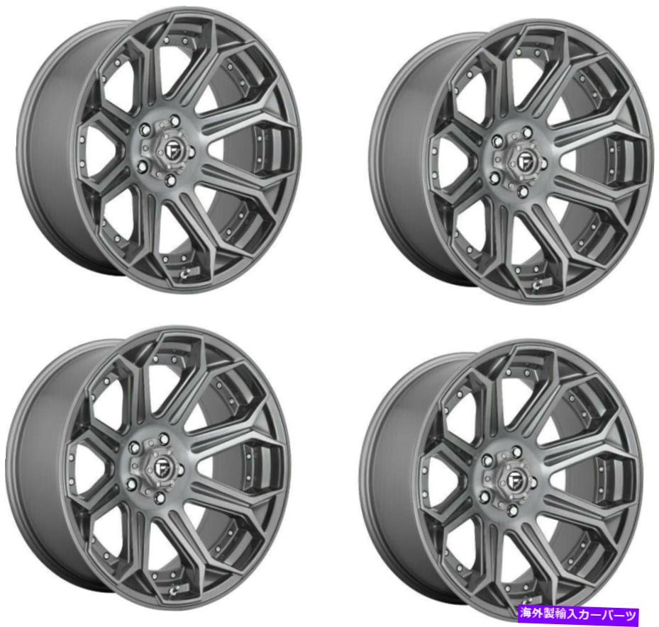 ホイール 4本セット セット4 18 "燃料1PC D705包囲ブラッシュガンメタル色付き18x9 5x5.0ホイール1mmリム Set 4 18" Fuel 1PC D705 Siege BRushed Gun Metal Tinted 18x9 5X5.0 Wheels 1mm Rim【並行輸入品】|Us Custom Parts Shop USDM